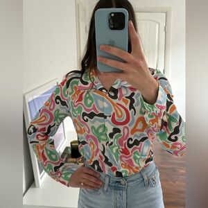 Unbranded Printed Button Up Shirt